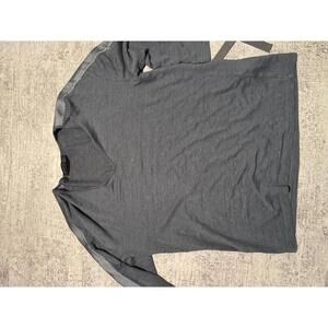 Fabiana Filippi Women's Gray Long Sleeve Linen/Silk Top sz M